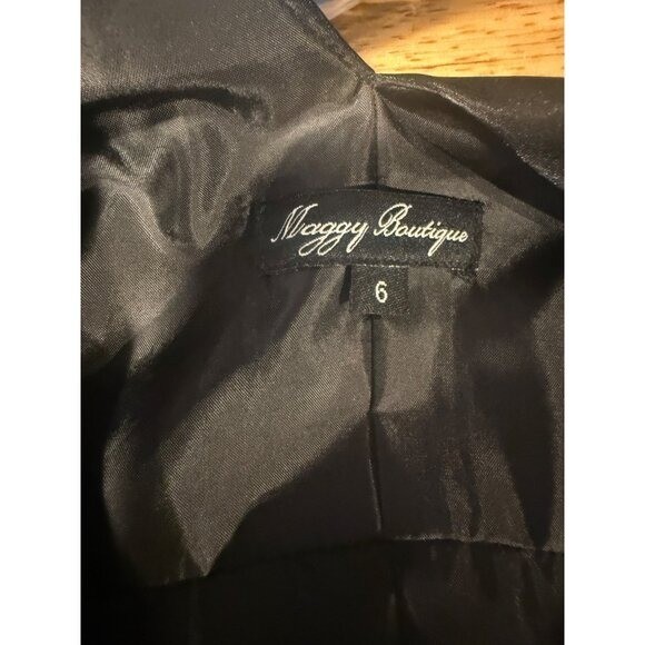 Vintage Maggy Boutique V Neck Ruched Cocktail Dress Size 6 V Neck Marilyn Monroe
