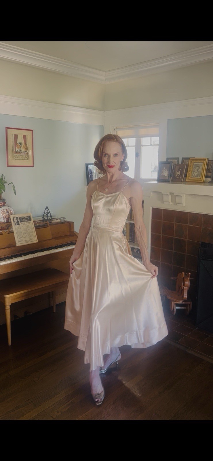 Fred Perlberg Dance Originals Dress 1940s