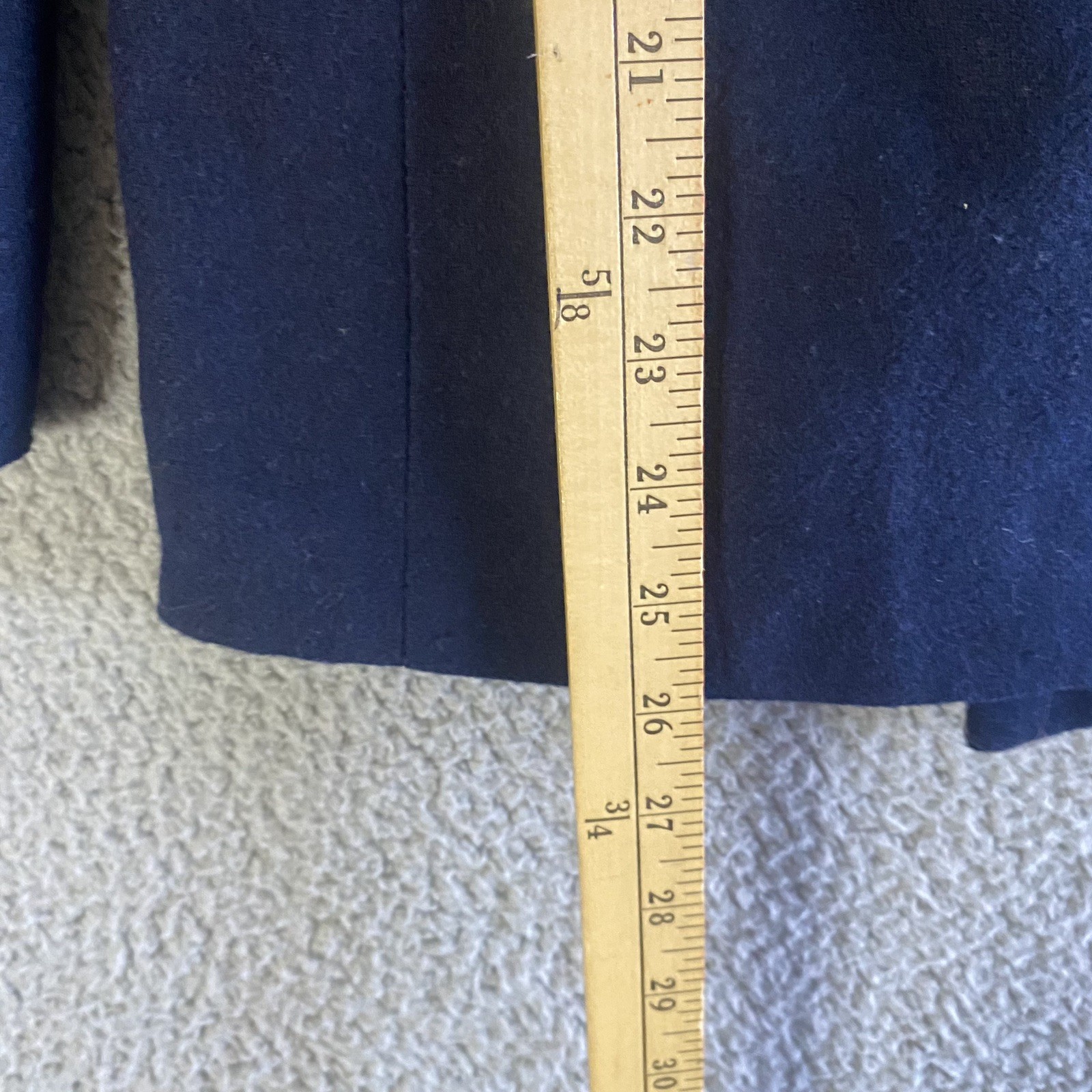 Vintage Sweet Suit 2 Pc Pleated Skirt Blazer Set Petite Blue Office wear