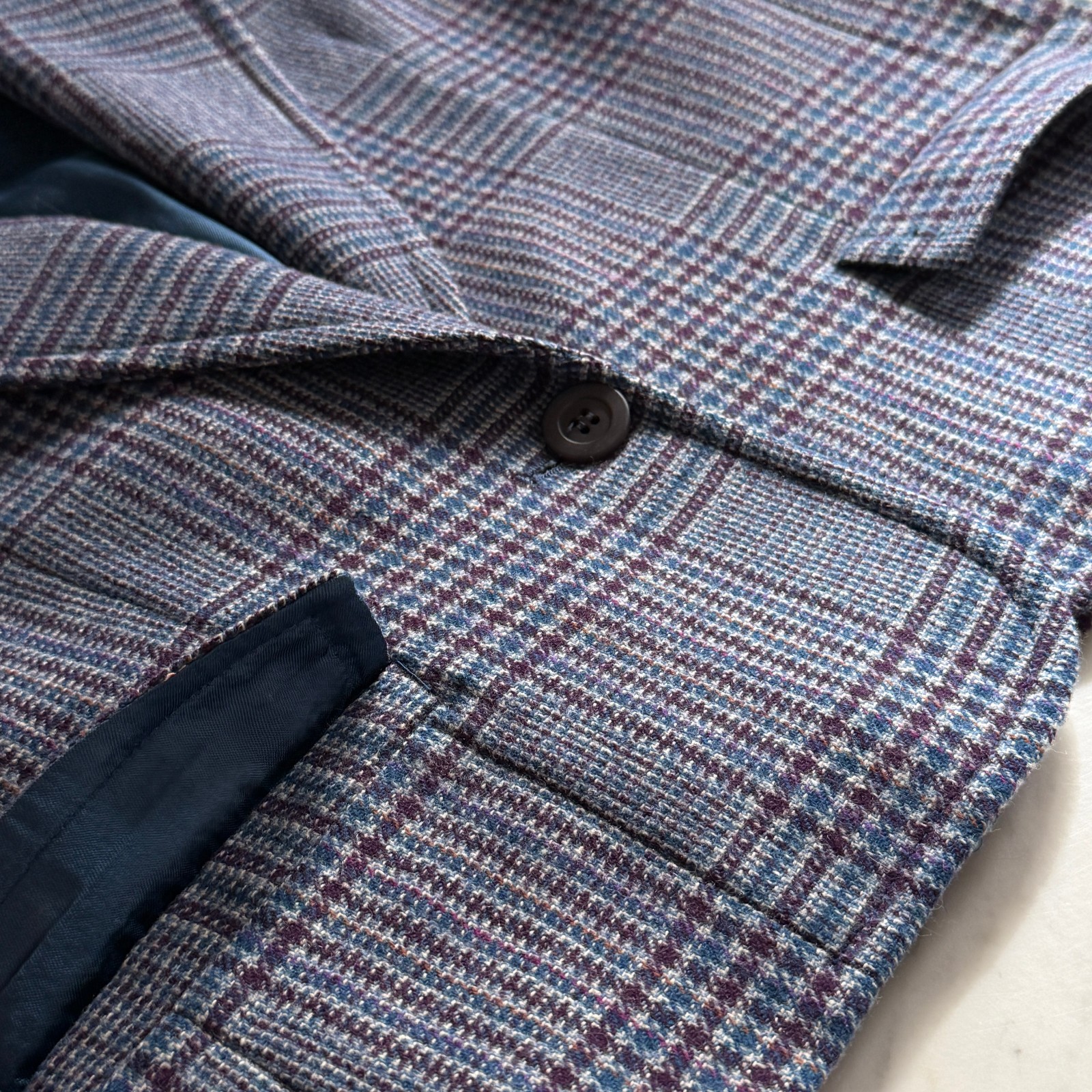 Vintage 1970’s Pendleton Virgin Wool Plaid Blazer – Womens 10/Small – ILGWU
