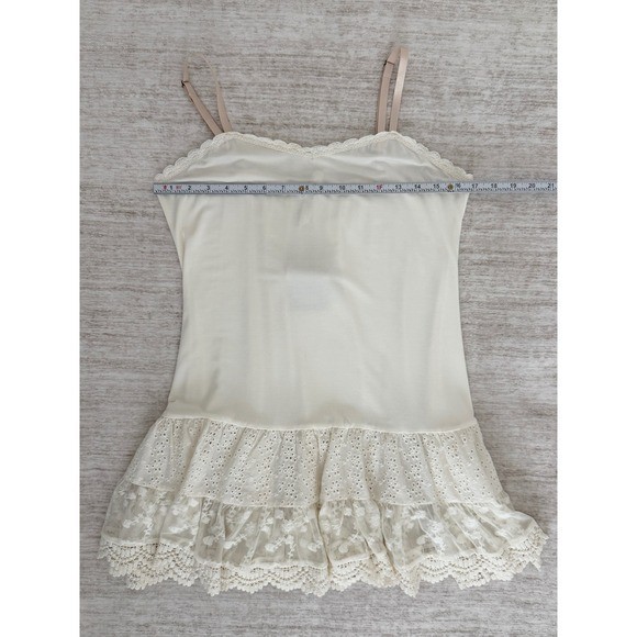NWT Matilda Jane Spoonful of Sugar Ivory Lace Slip Dress Boho Cottagecore (L)