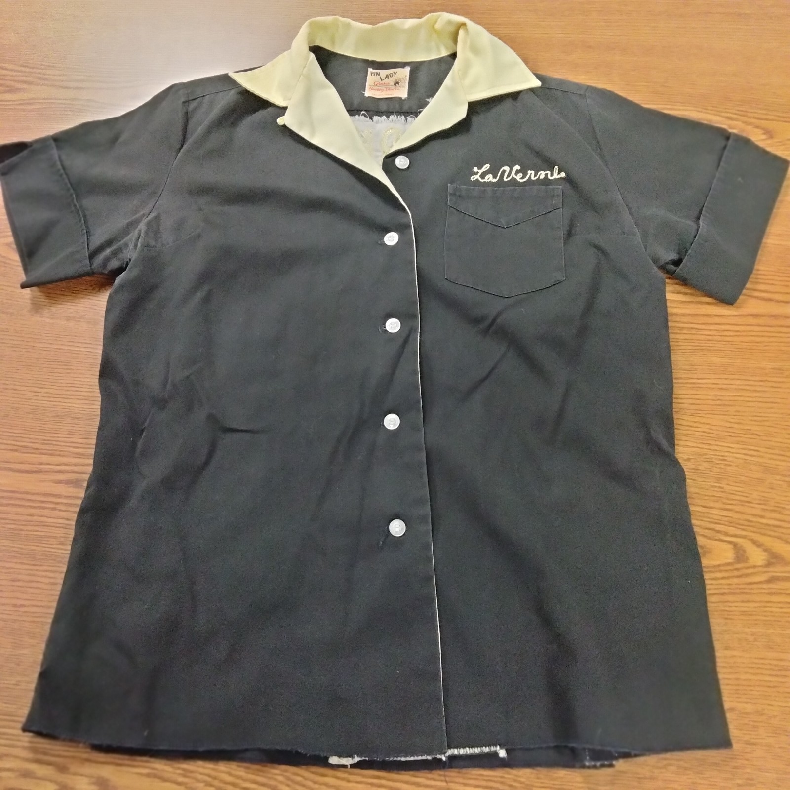 Vintage Woman Pin Lady Made By Gruber Bowling Shirt Co 1950s 1960s Rockabilly