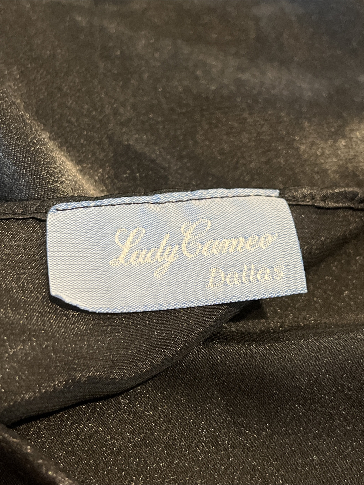 Lady Cameo Dallas Slip Nightgown Women’s M Black Lingerie Nightie Vintage