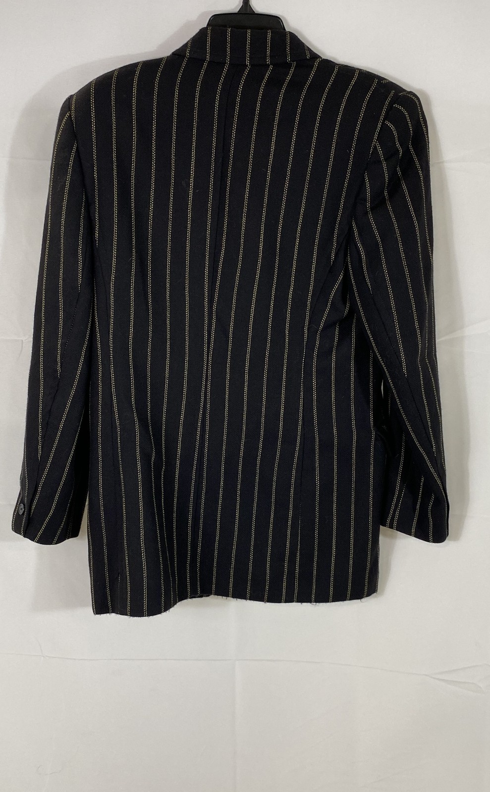 Vintage 80s Mondi Women’s Double Breasted Pinstripe Wool Blazer W Germany Sz 36