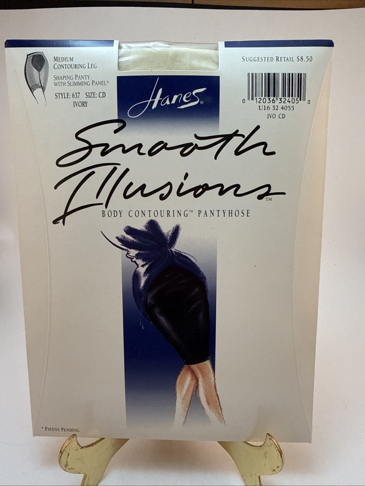 New Queen Size Pantyhose. All Made In USA. Two Ivory One Black *see photos*