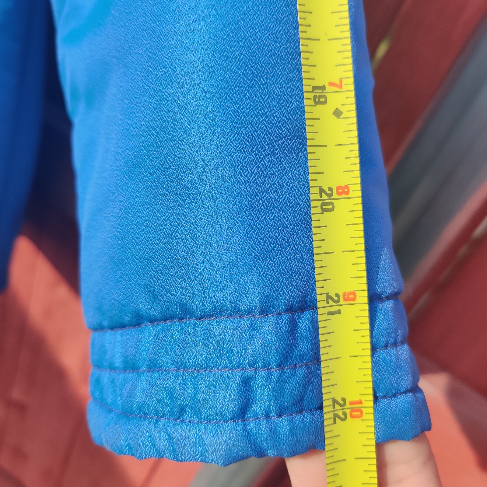 Vintage Roffe Women’s Ski Sally Jacket Coat Bright Blue Sz Medium