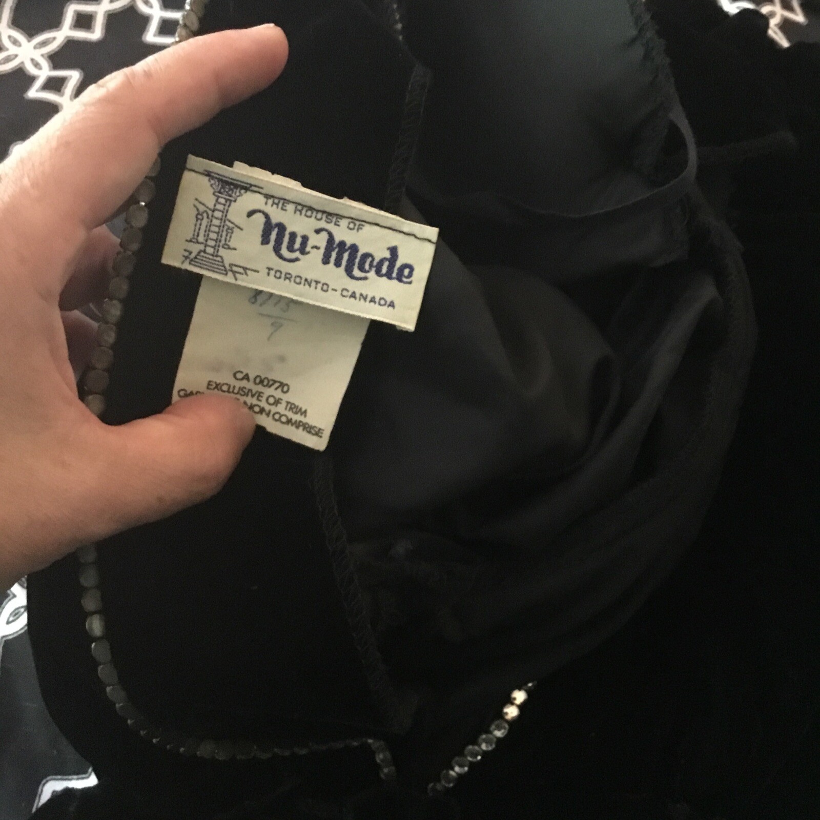 the house of Nu Mode toronto Canada dress