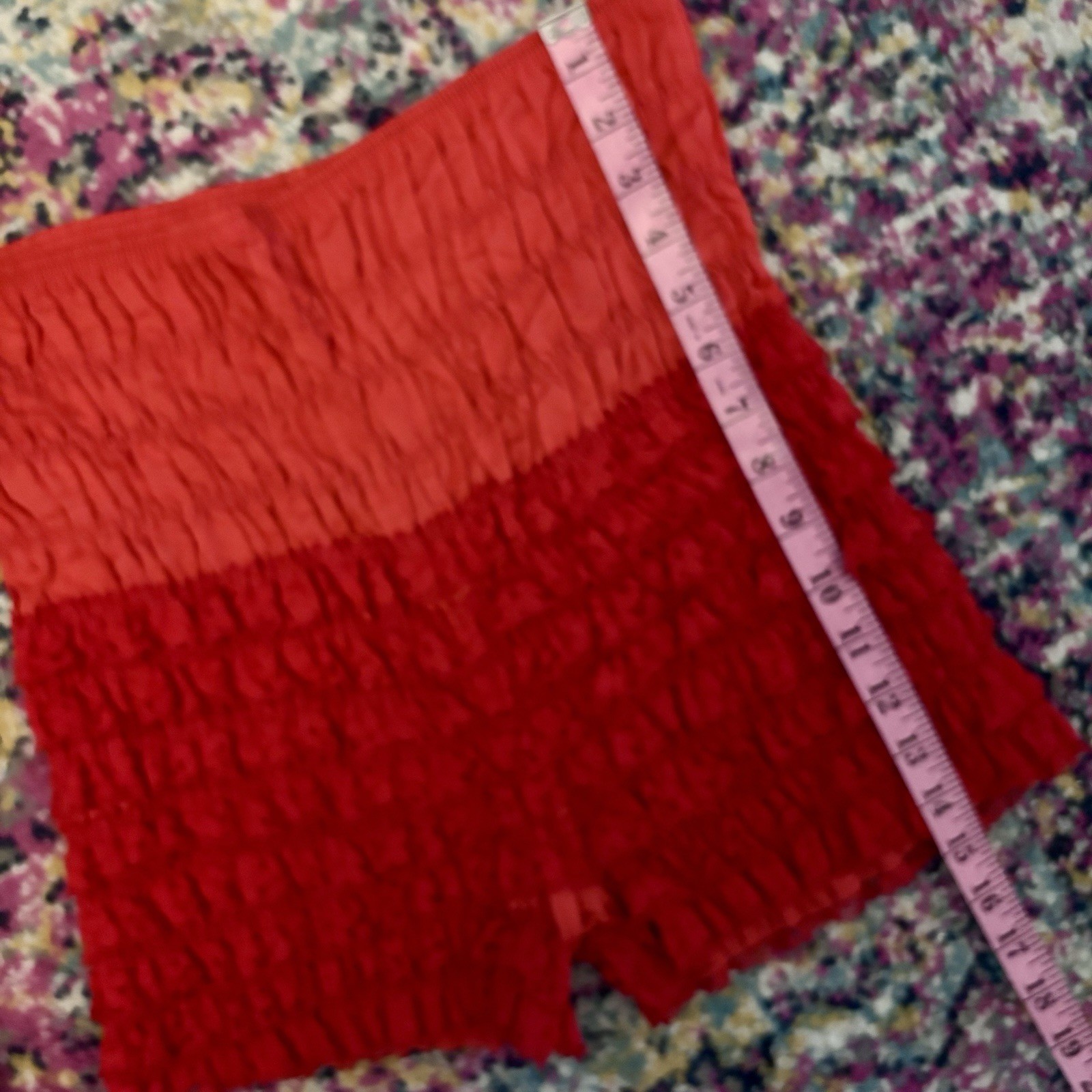 Vtg Malco Modes Lipstick Red Ruffled Square Dance Bloomer Pettipants Size M READ