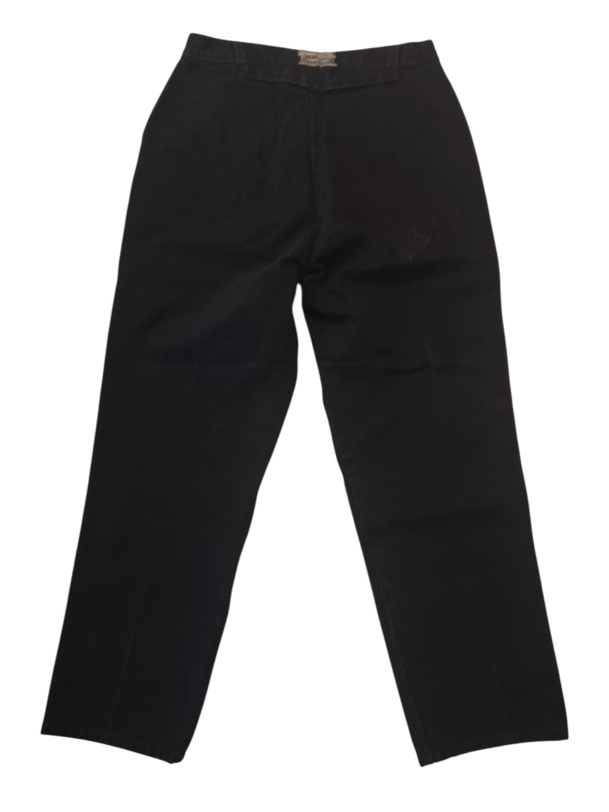Vintage Rocky Mountain Clothing Co Black High Rise Button Flap Jeans USA 30×27