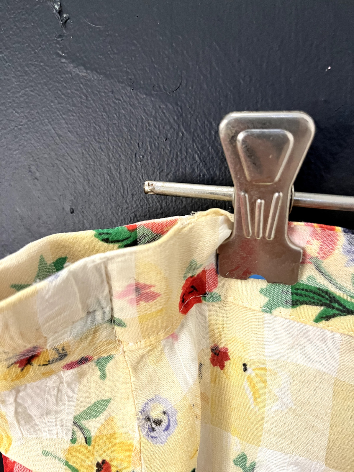 Vintage Australian 1980s MIXIT Wrap Midi Skirt Yellow Floral Plaid AU 14