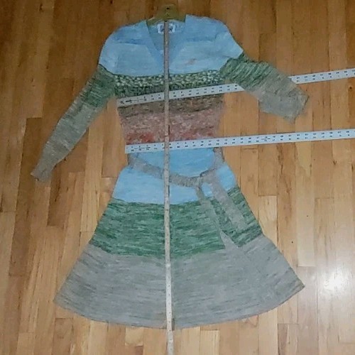 MOTHER NATURE For ORGANICALLY GROWN BY ARPEJA KNIT DRESS, 1970s, EUC, Sz S