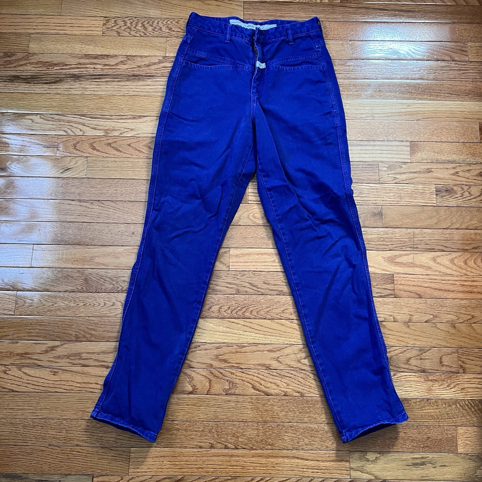 VTG Rare 90s Women’s Marithe Francois Girbaud Jeans Size 7/8 Purple/blue