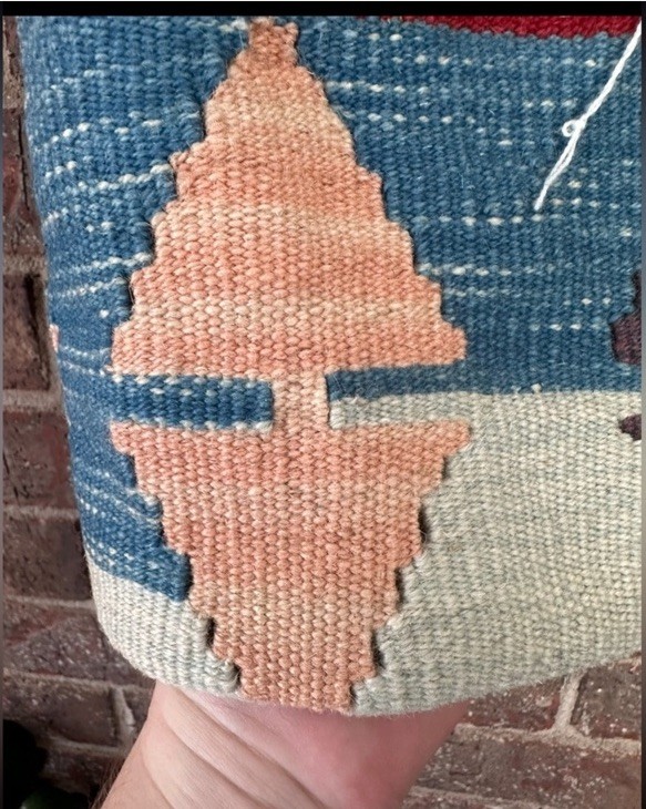 Vintage Boucher Santa Fe Handmade Full-Kilim Wool Vest Rare Southwestern