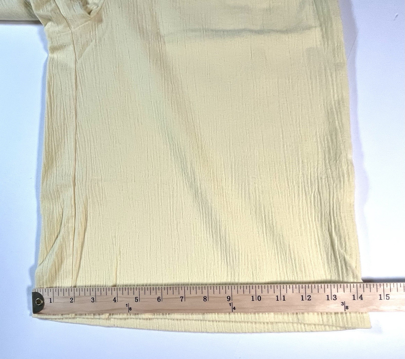 Blair Vintage Koolots Capri Pants Elastic Waist High Rise Wide Leg SZ 10 Yellow