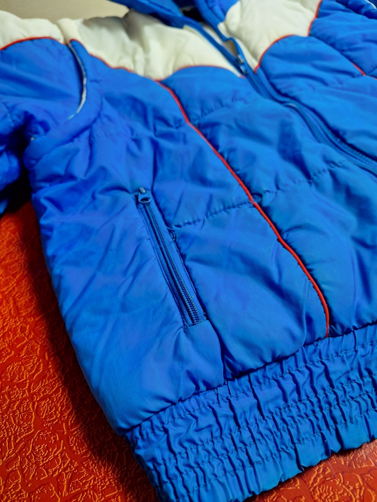 True VTG Mid-century 1970s 80s Brite N Sassy Puffer Ski Jacket Vest Snow Bunny L