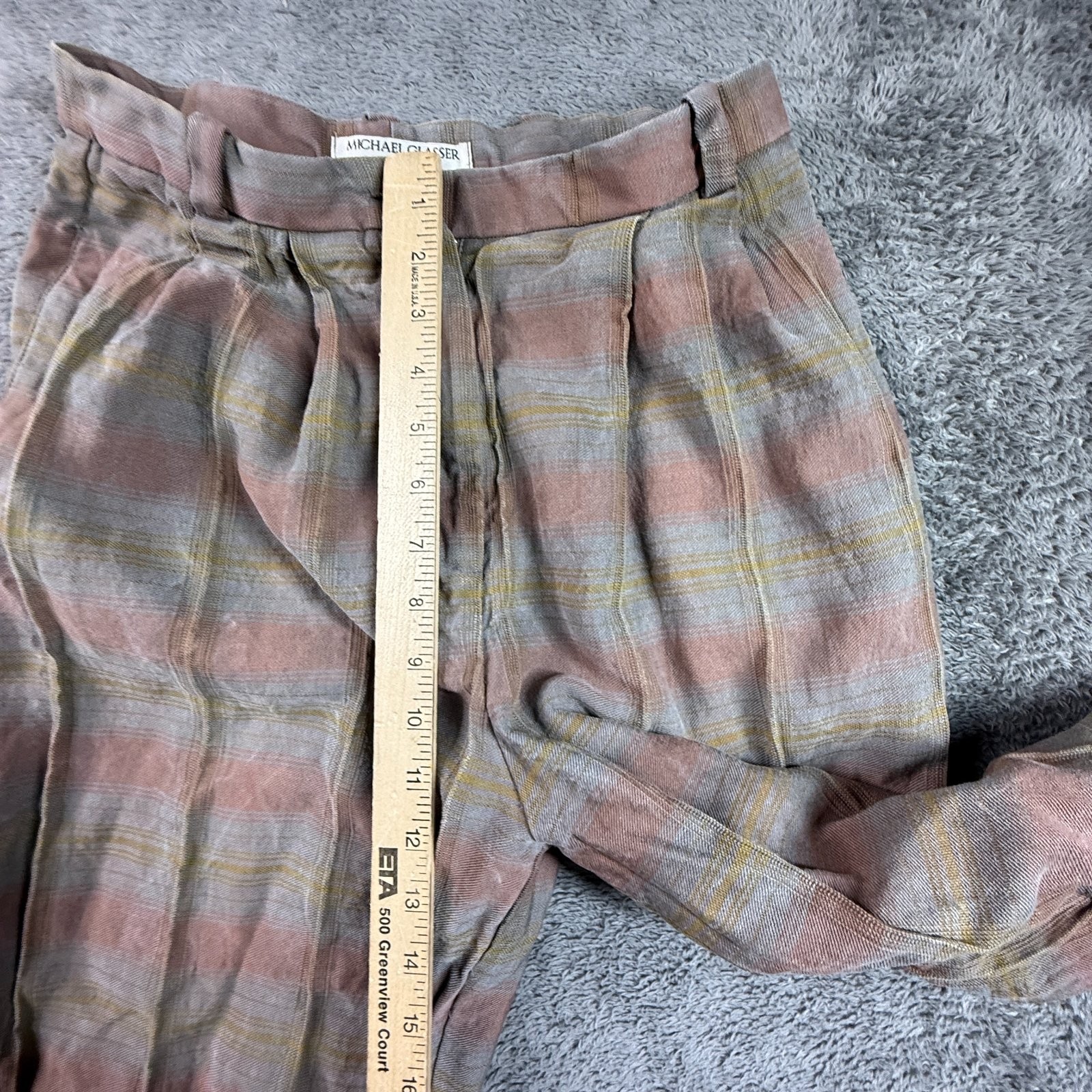 Vintage 90s Rare Michael Glasser For Democracy High Waist Trousers Womens Pant 6