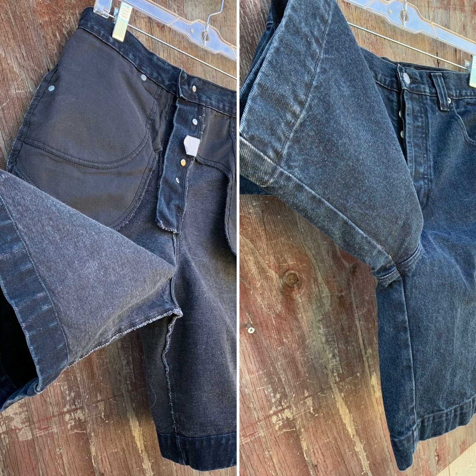 vintage Banana Republic Safari & Travel Clothing Co denim shorts Jorts Size 12