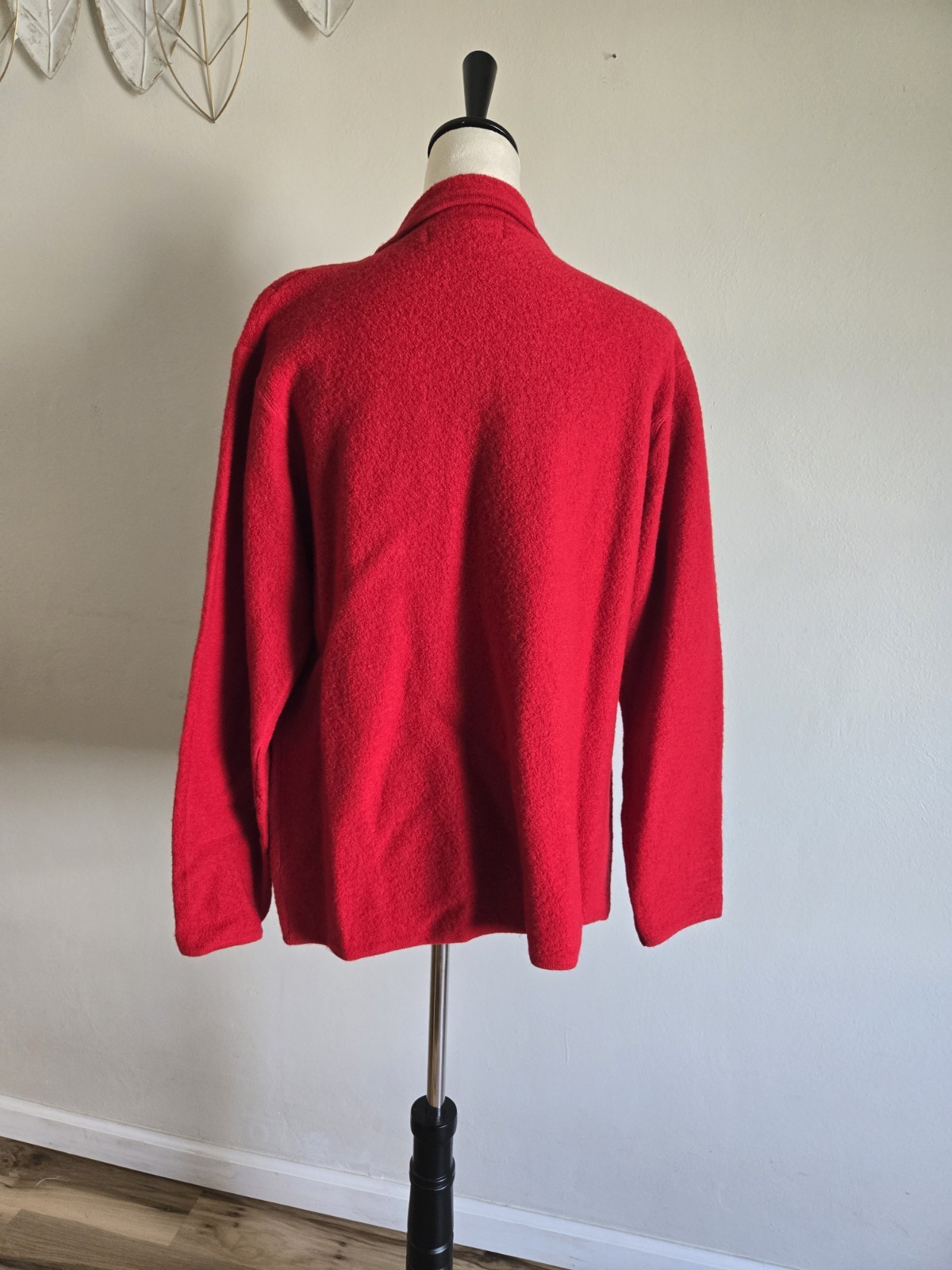 Windridge Cheryl Nash Jacket/Cardigan/red/sizeXL/Women/Marino Wool/Vintage/80s.
