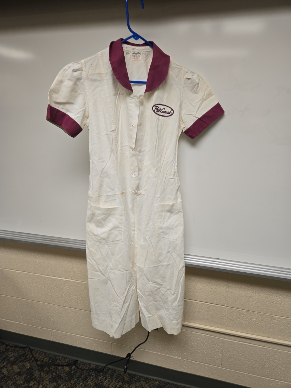 Vintage Angelica Red & White Post Cereal Dress Uniform Sz 32