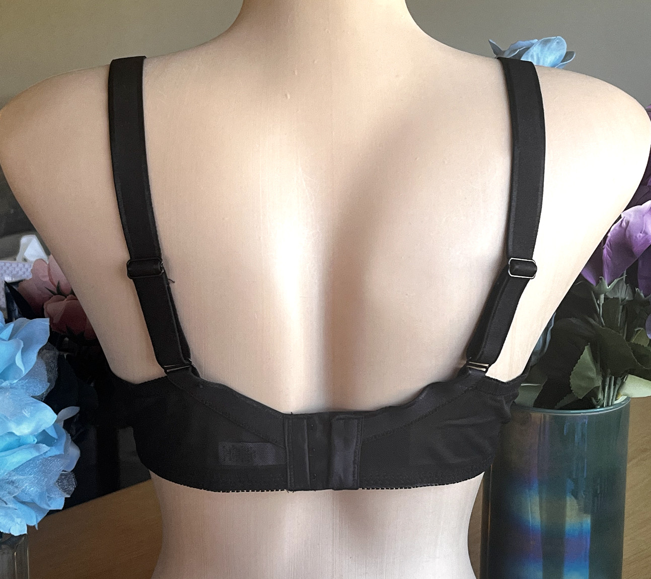 PARAMOUR by FELINA Peridot 40C Sheer Black Lace Underwire Bra #115073 NWT
