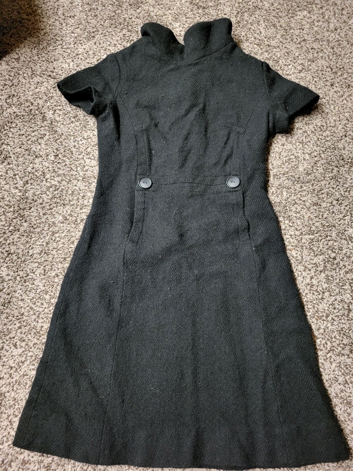 Vintage Black Jumper Dress Cobbs Corner