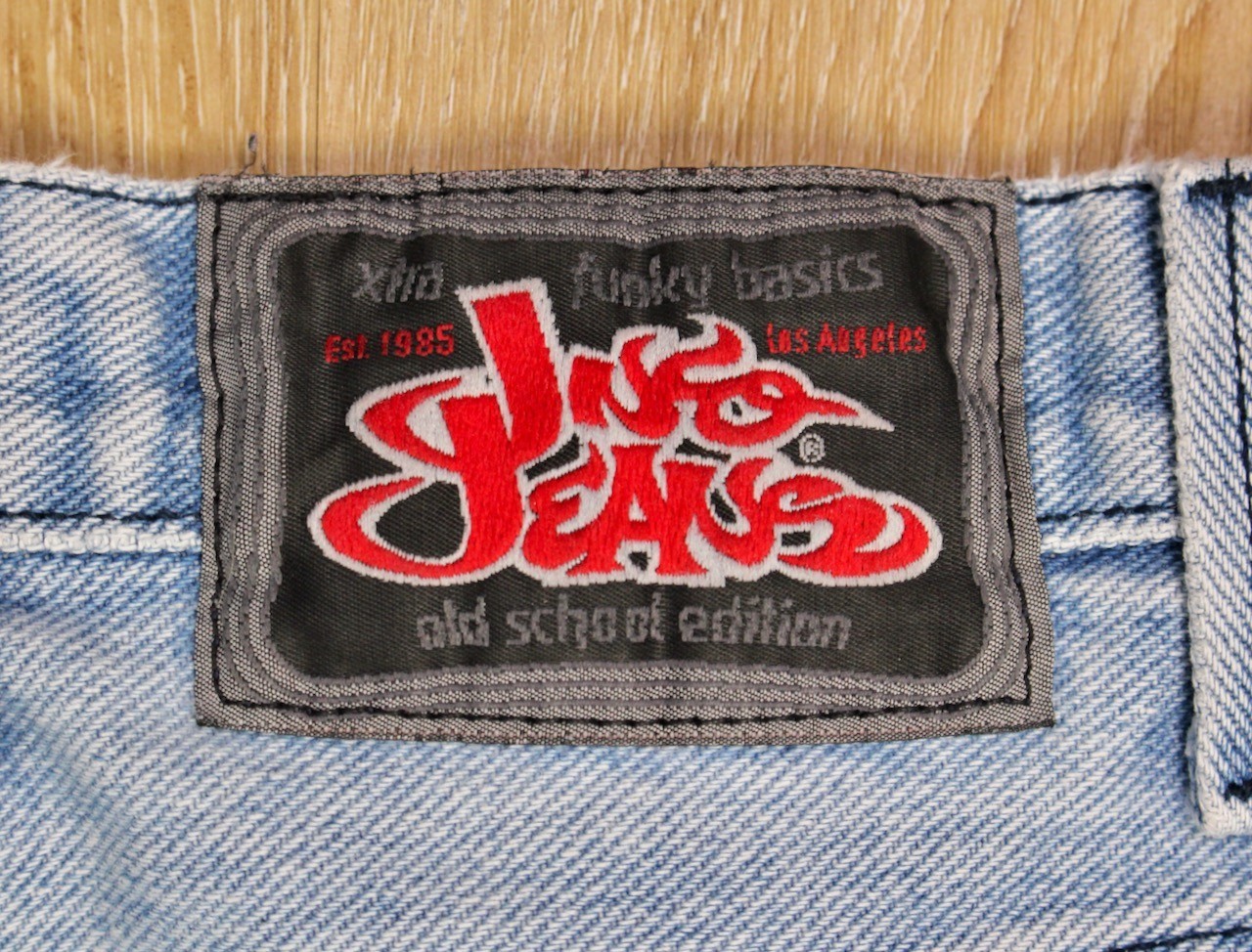 Women’s VTG 1990s JNCO Funky 23 Basics Wide Leg Jeans Sz 11 31×32 90s Light Wash