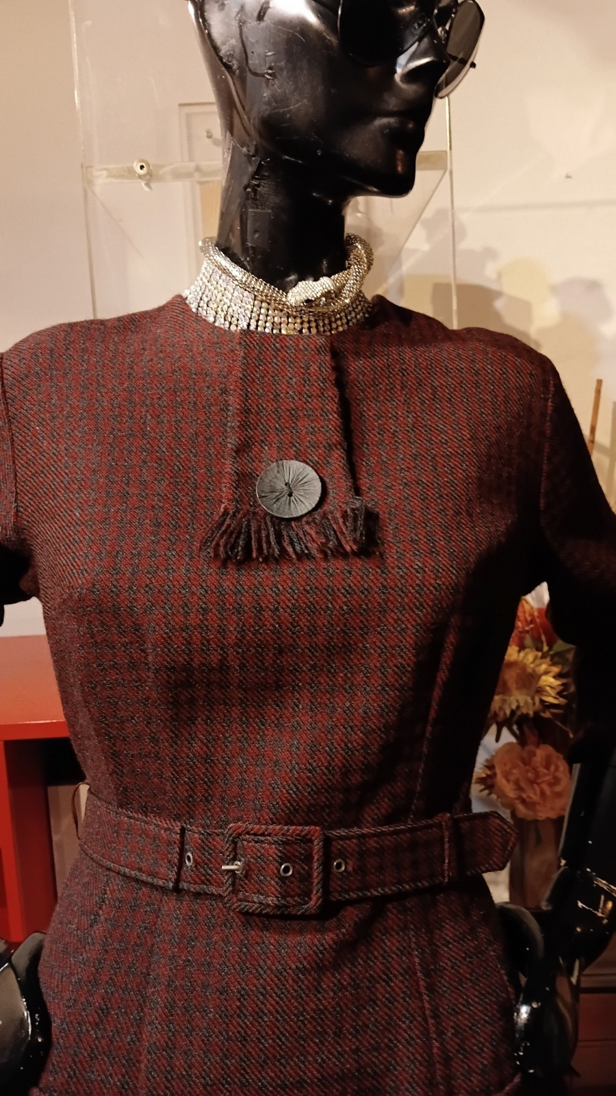 Candido 1859 Vintage Designer Dress / Couture Made In Italy