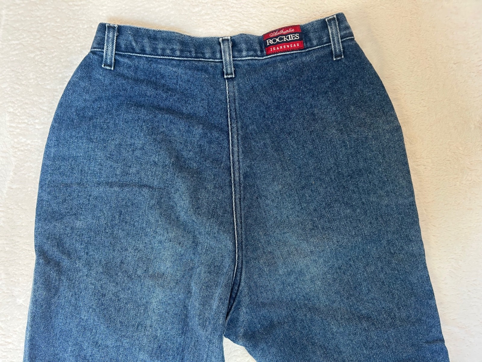 Vintage 90s Authentic Rockies High Rise Western Jeans 26×27.5 Womens Medium Wash
