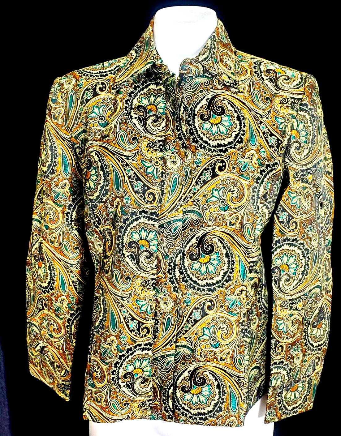 Vintage Brownstone Studios Petites Beautiful Paisley Embroidered Jacket SZ. SP