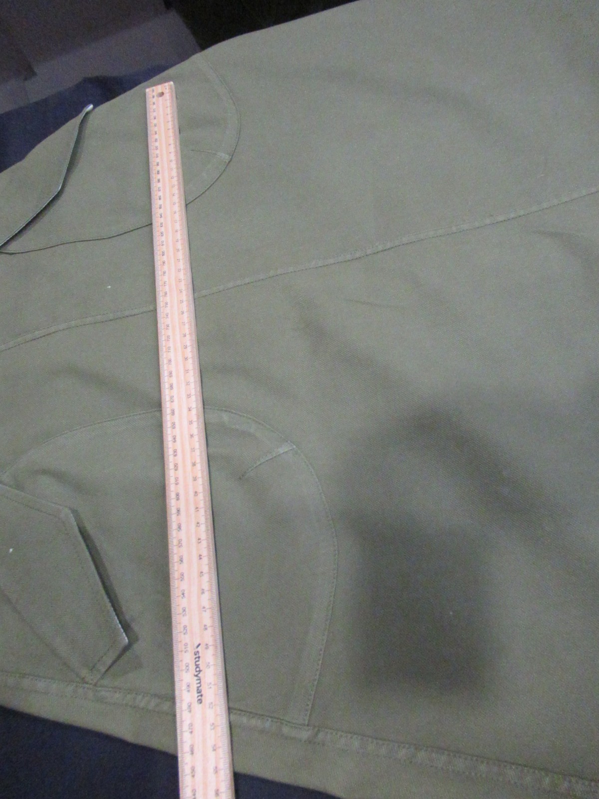 Veronika Maine Skirt Khaki Green Size 10 Australia Cotton A-Line VG 2010s