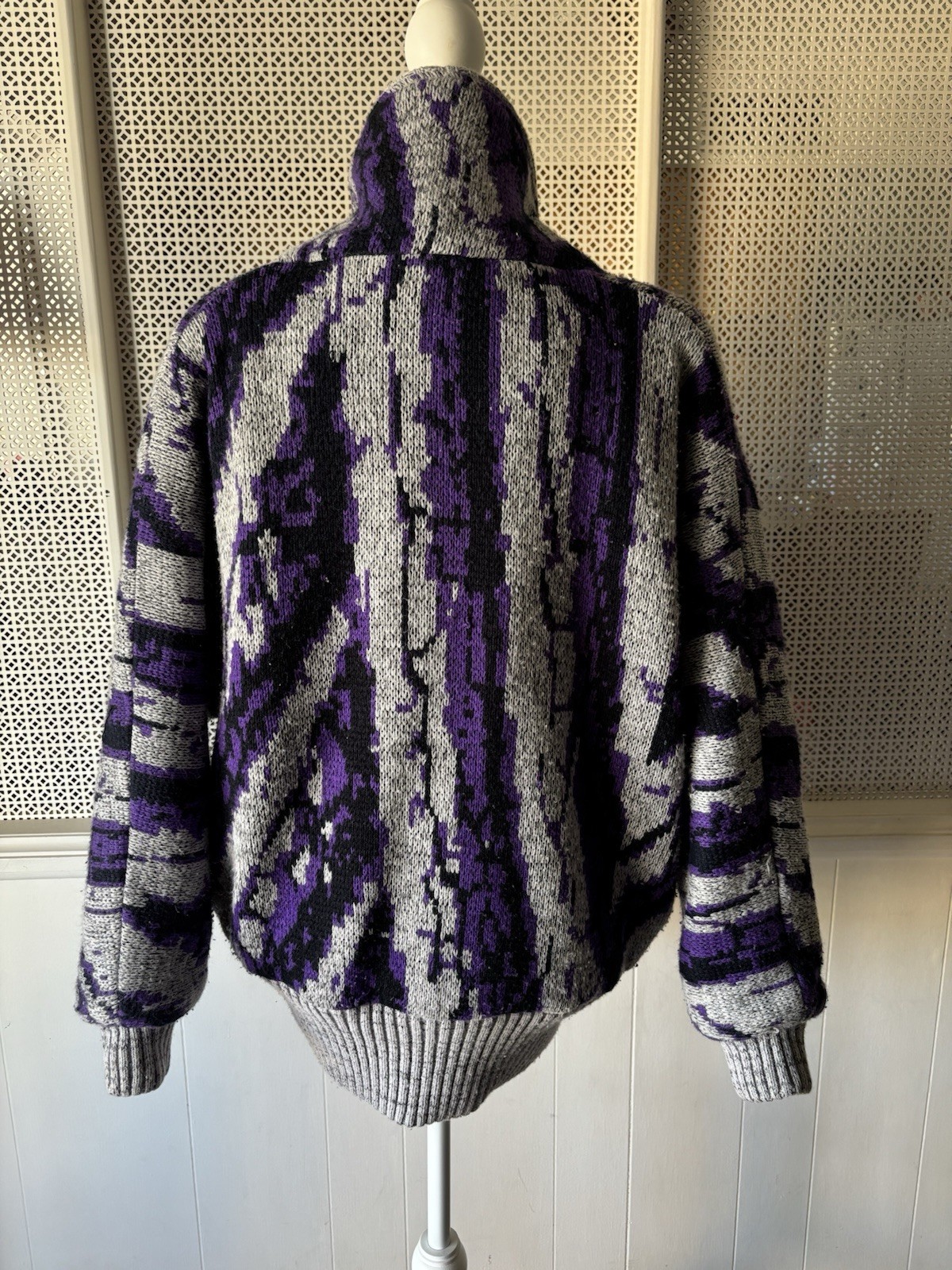 Vintage 70’s/80’s Batwing Chunky Knit Sweater By Learsi