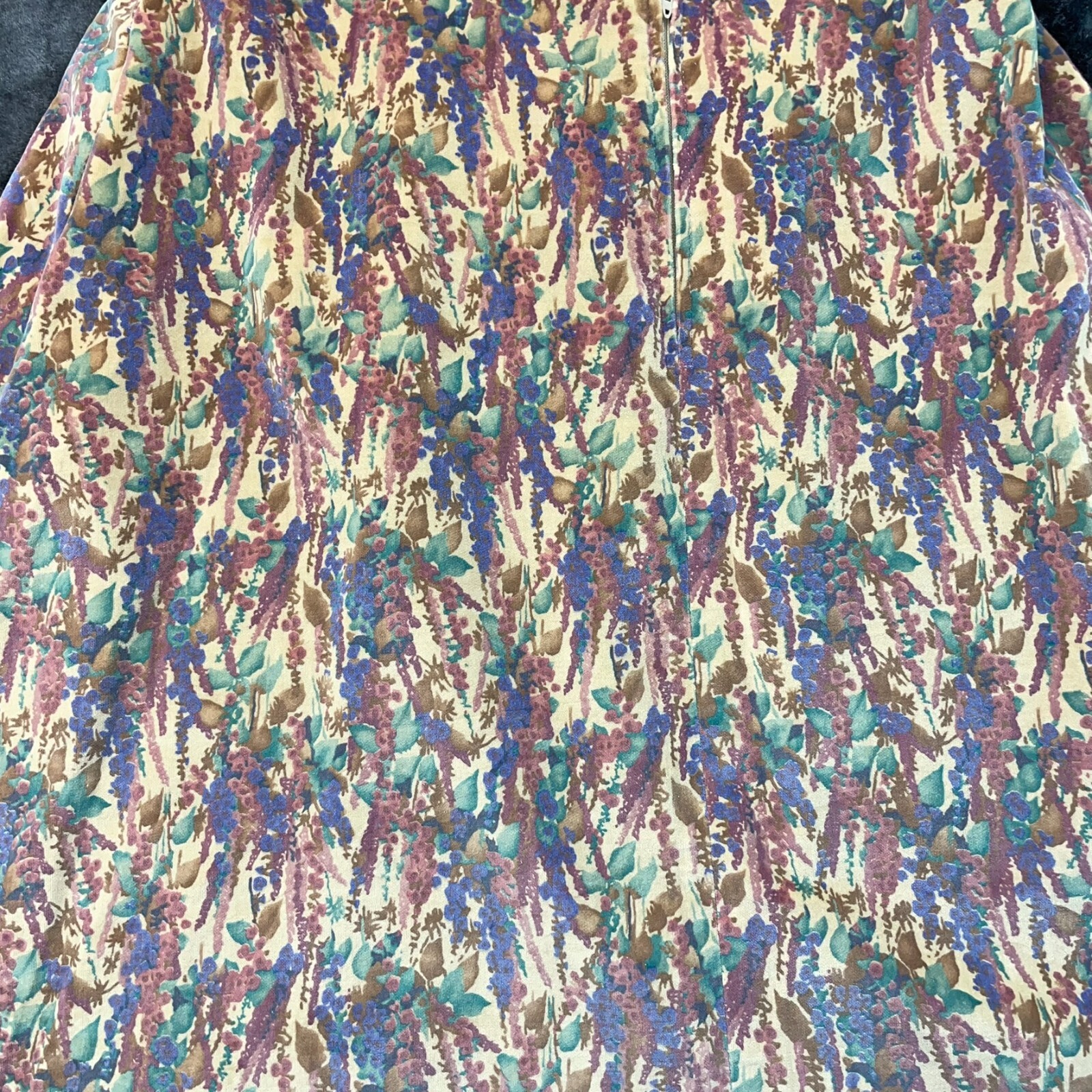 Marguerite Rubel San Francisco Vintage Skirt Size 16 Retro Floral Trad Wife