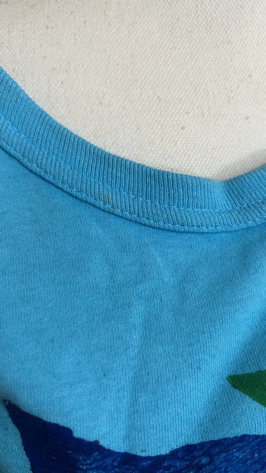 Rare Vintage 1980s Banana Boat Turquoise Dolphin and Fish Block Print Dress