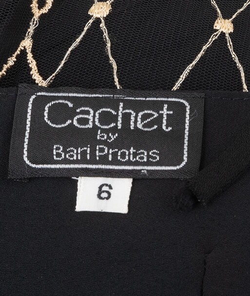 Vintage 1980S Cachet By Bari Protas Edwardian Style Evening Dress