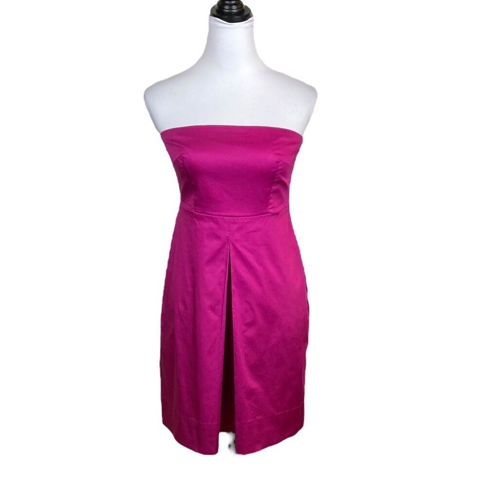 New York & Company Fuchsia Strapless Dress, Size 4
