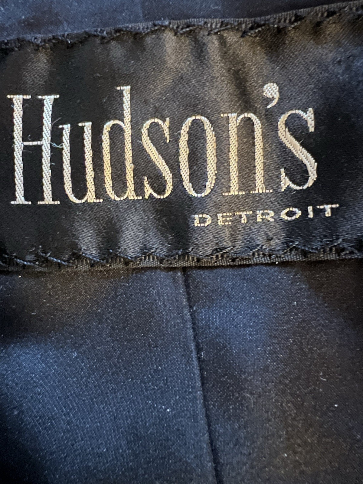 Vintage 60s Hudson’s Detroit Persian curly lamb short coat fur collar XL glam