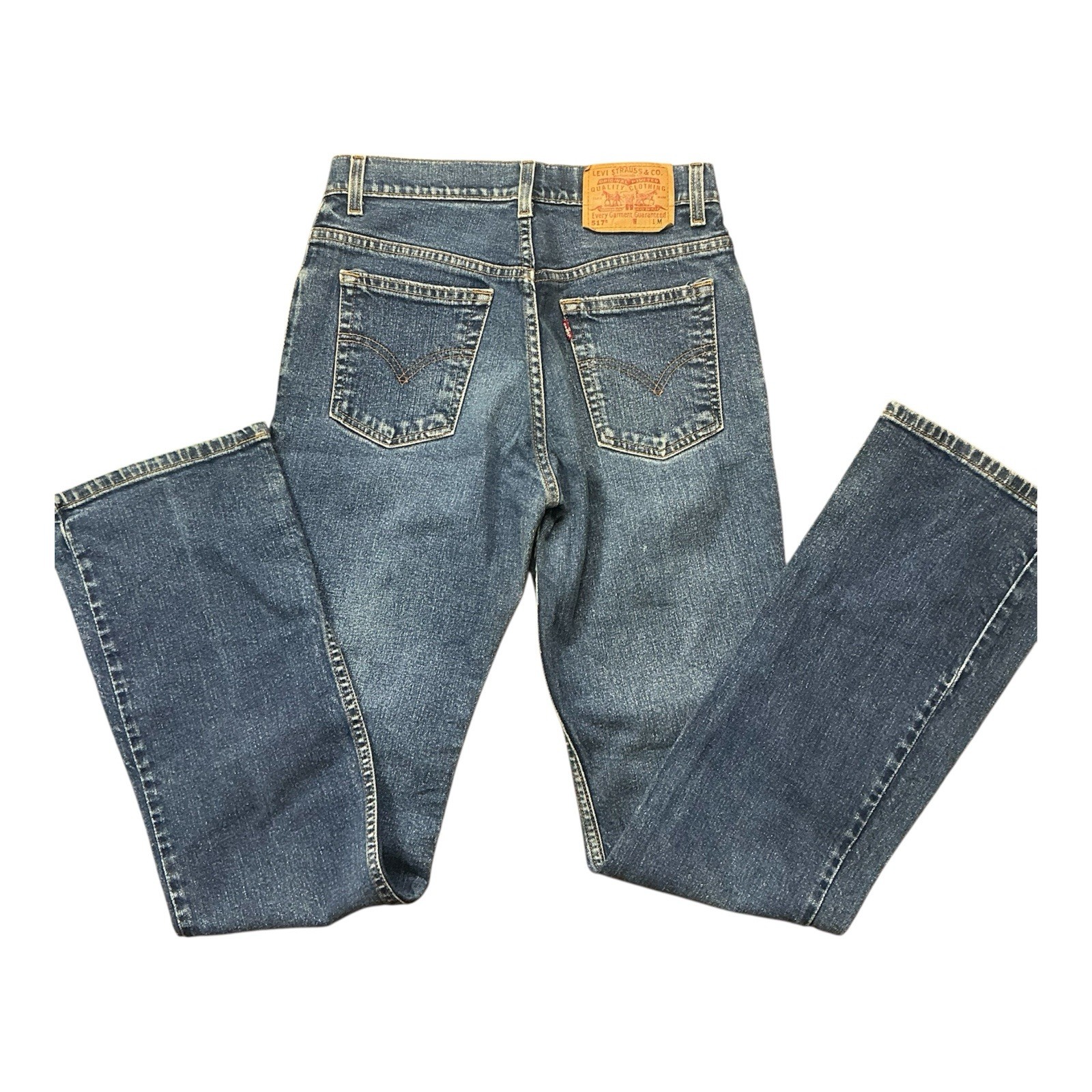 Vintage Levi’s 517 boot cut slim fit medium wash jeans 28×32 Guatemala