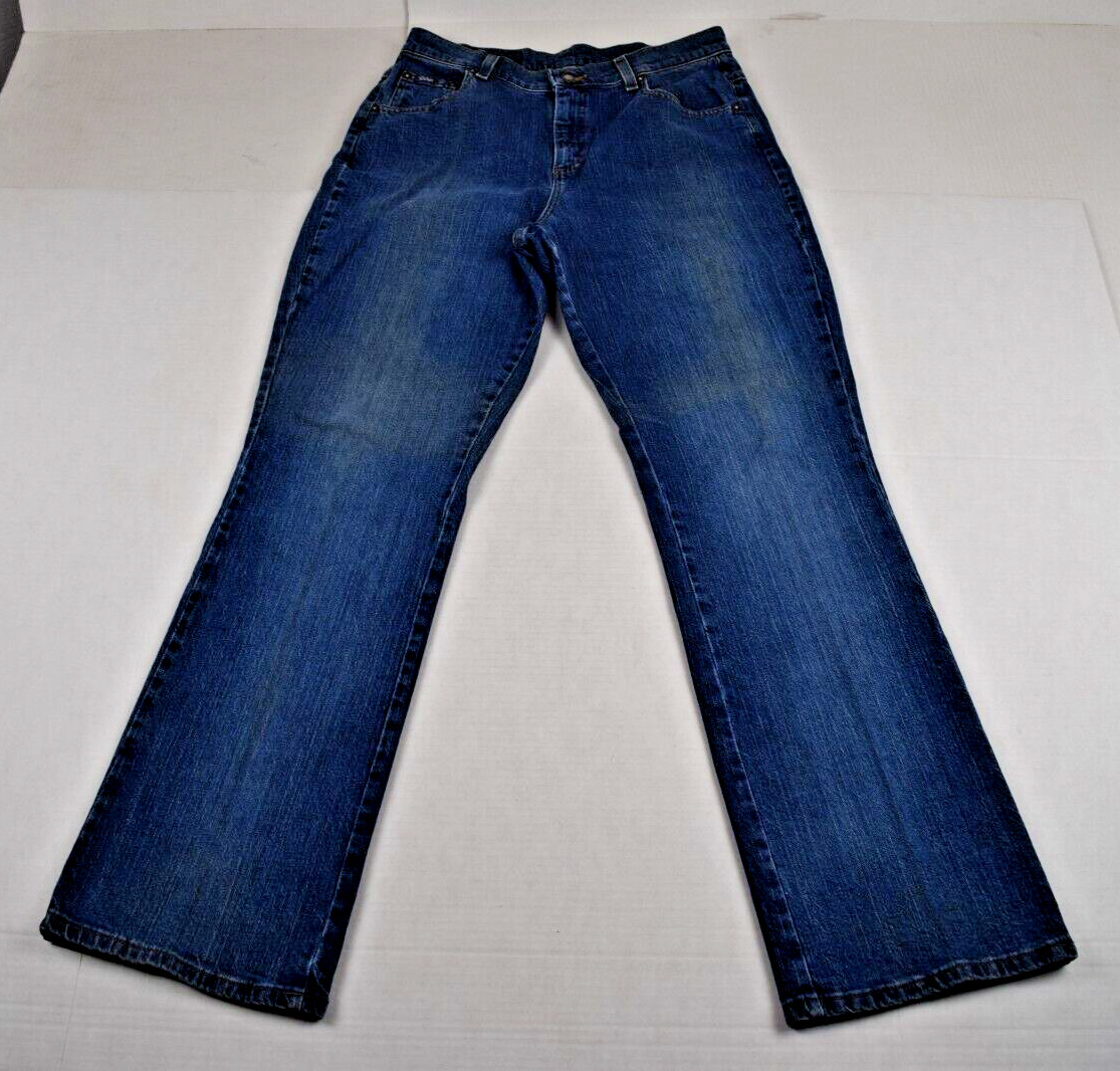 Vintage Lee Riders Jeans 30 x 30 90s Blue High Waist Boot Cut Cotton Stretch