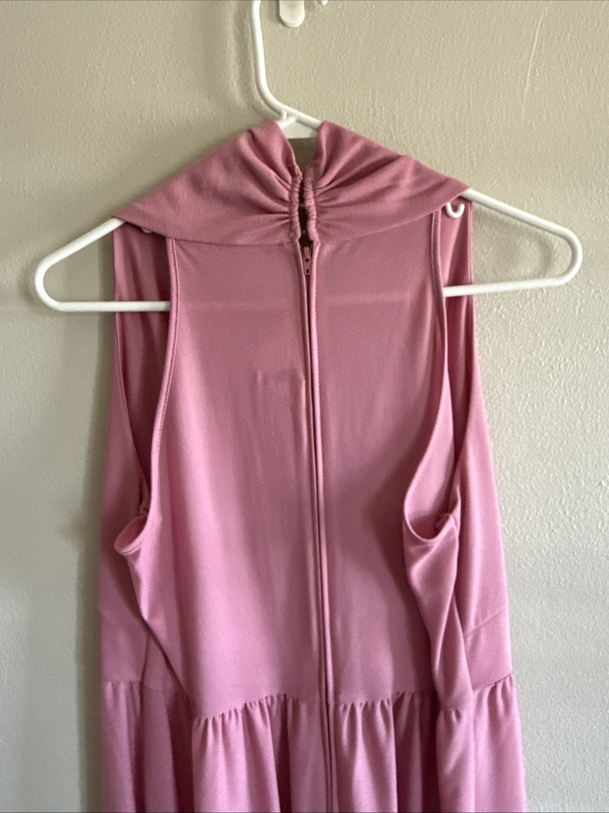 Vintage JC Penney Fashions Pink Dress With Cardigan Size 14.5 Women’s 1970s