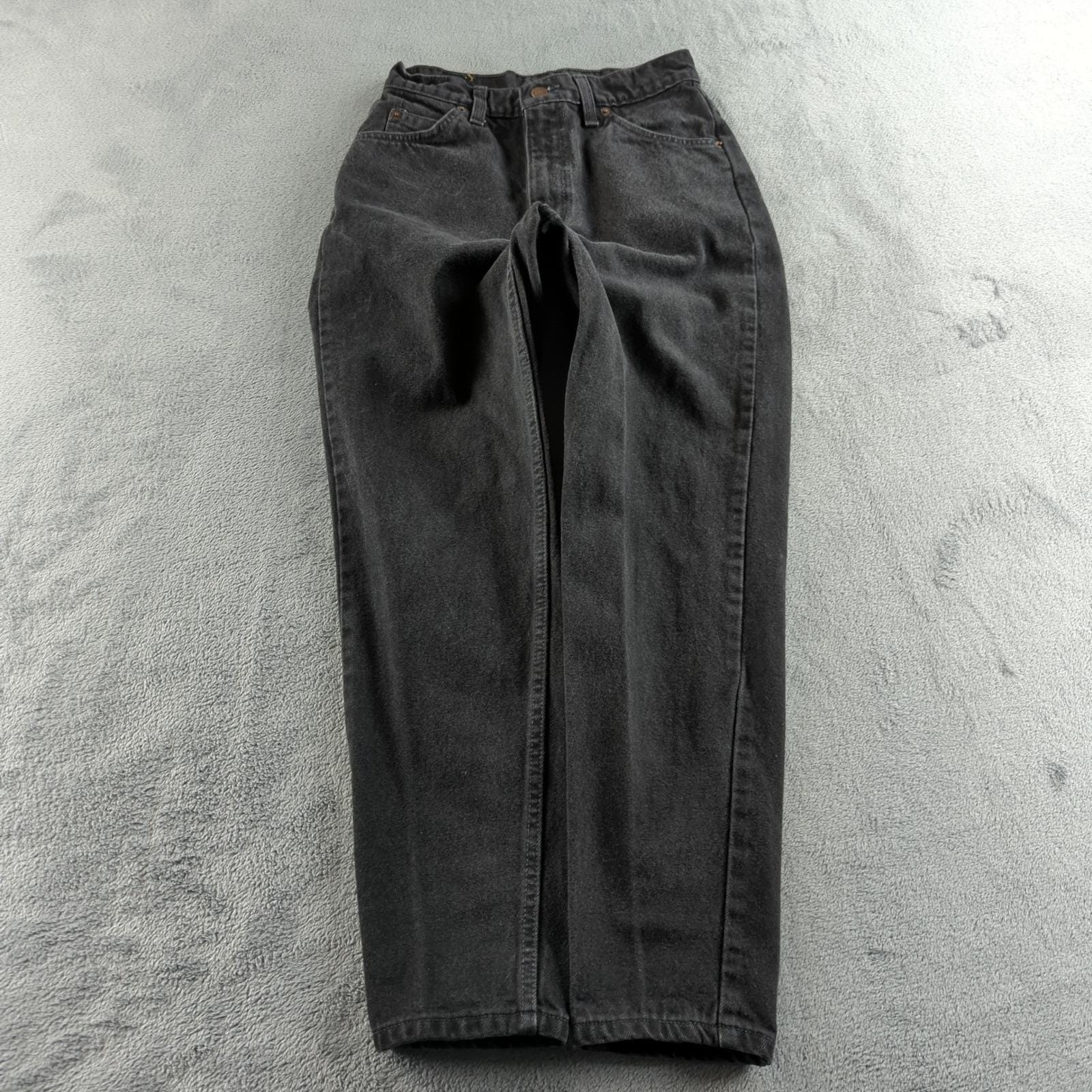 Vintage 90s Levis Orange Tab Jeans Womens 24×28 Black Faded Tapered Denim Canada