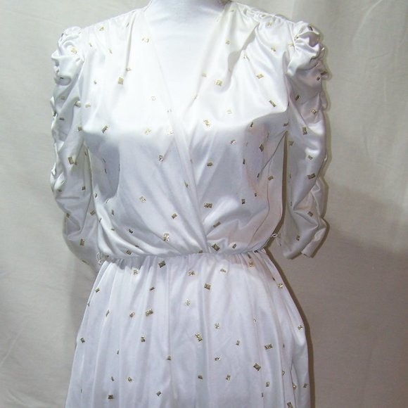 Vintage Diamond’s Run Jumpsuit Harem Leg 9/10 Parachute 90’s White Y2K
