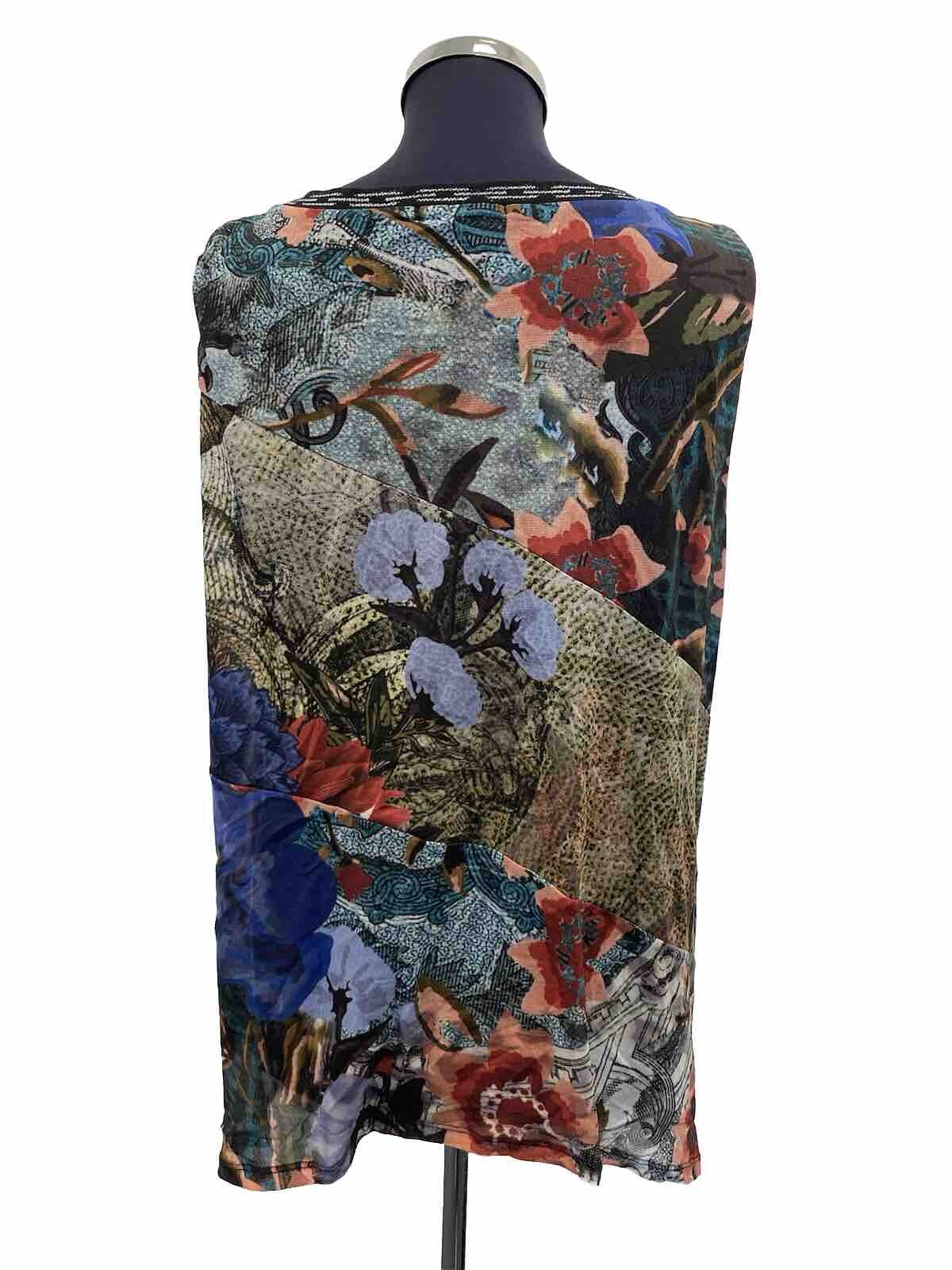 DESIGUAL TOP WOMEN WOMAN SHIRT VINTAGE JHD7556