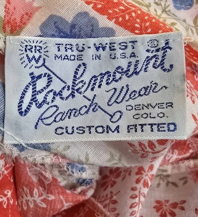 Vtg 60’s Rockmount Ranch Wear Tru-West Western Prairie Square Dance Dress! 13