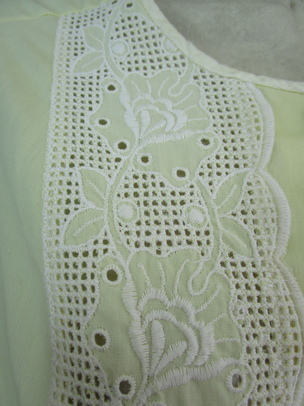 Vtg 60s Daffodil Yellow Gossard Artemis Short House Coat Robe Dressing Gown L
