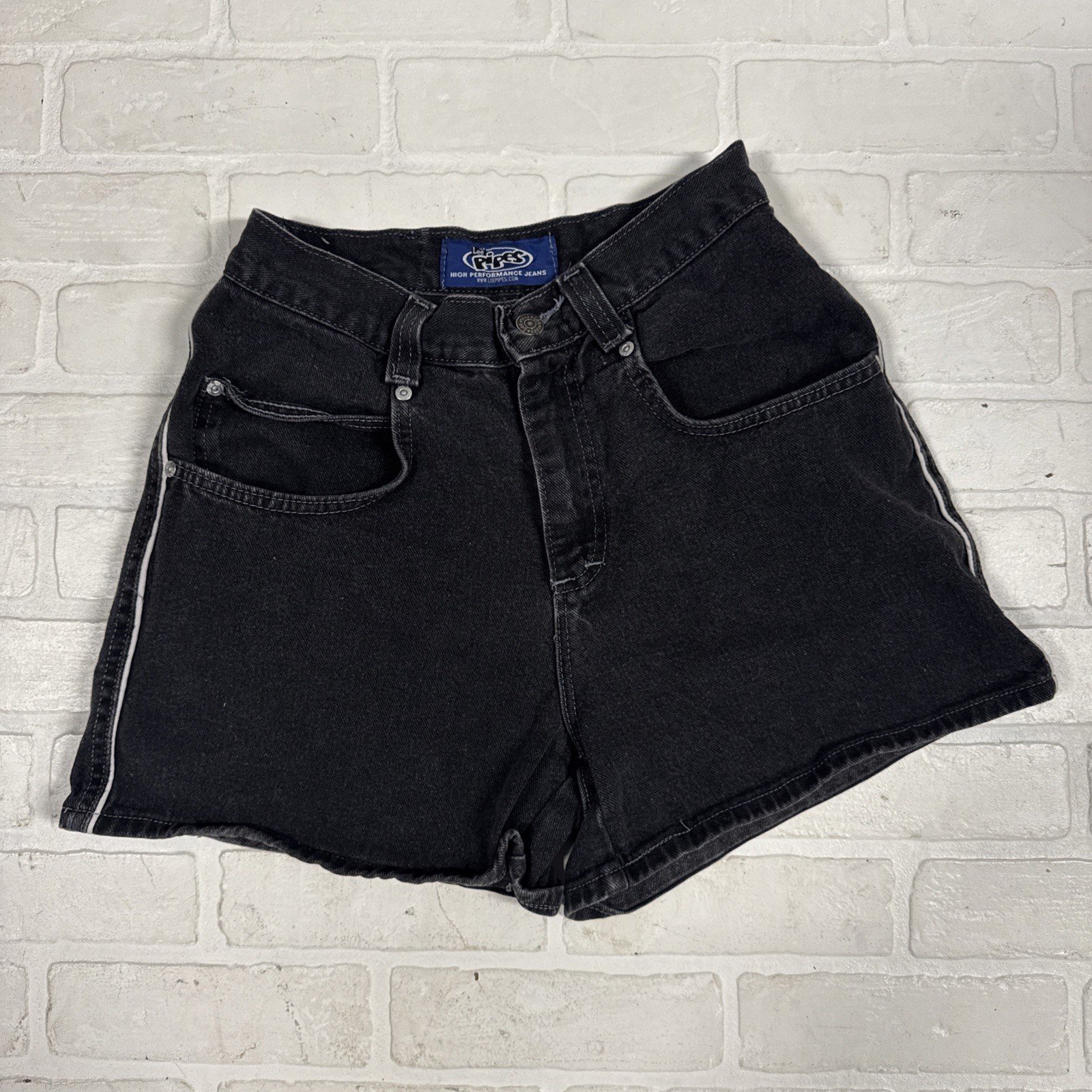 VTG Women’s Lee Pipes Black SZ 6 (29”) Waist Casual Skater Hip USA