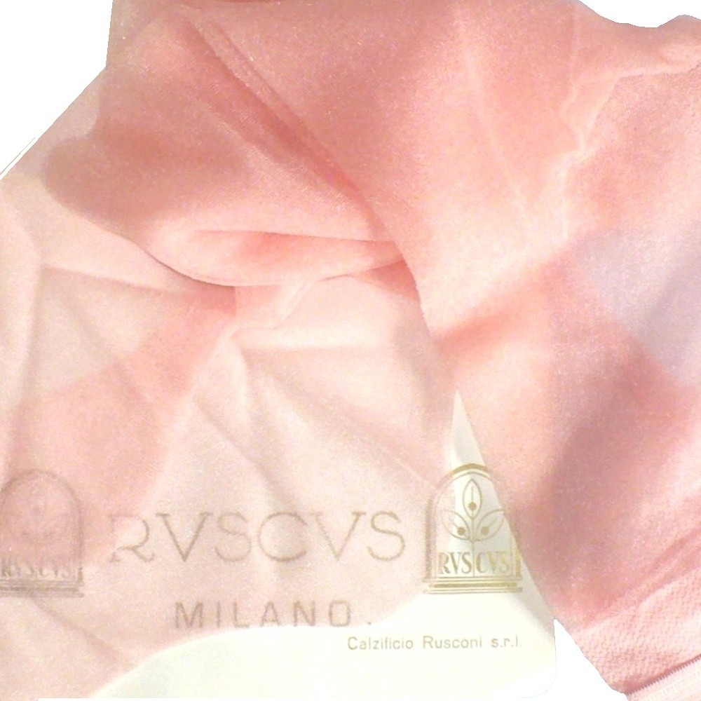 1980s Shimmering, Candy Pink Sheer-To-Waist Pantyhose (Medium)