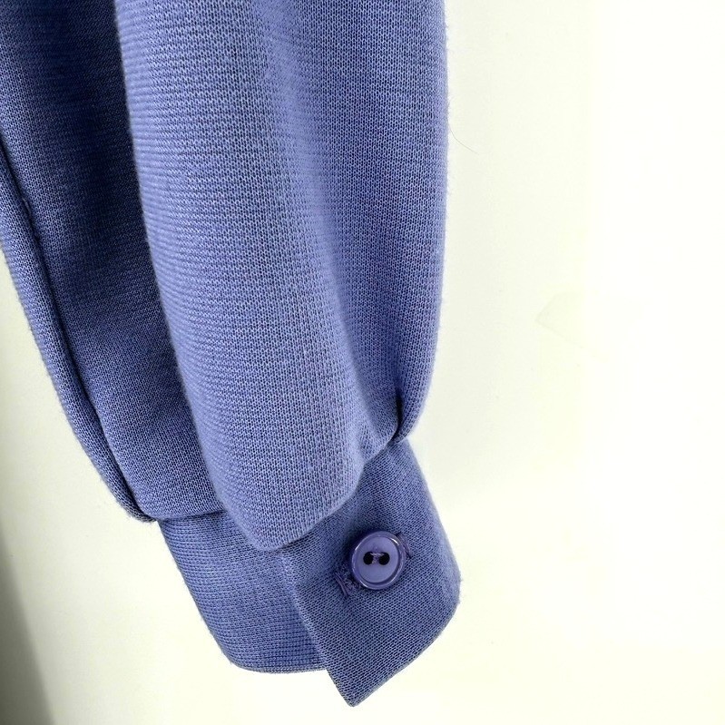 Vintage 60s Blue Peter Pan Collar Belted Secretary Dress 6 Union Label Twee Mod