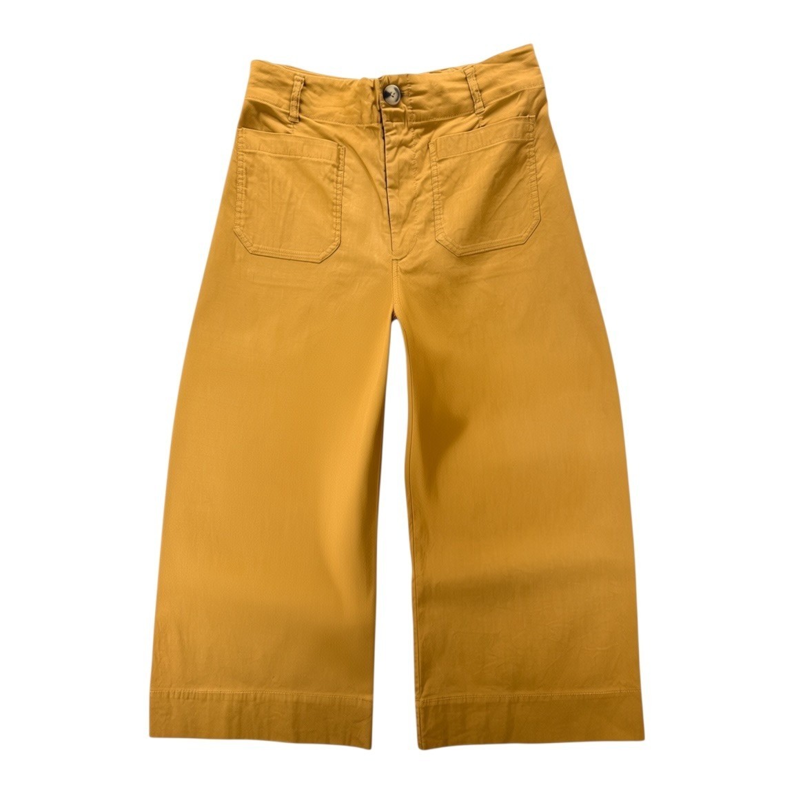 Maeve Anthropologie Colette Crop Pants Linen Blend 32P