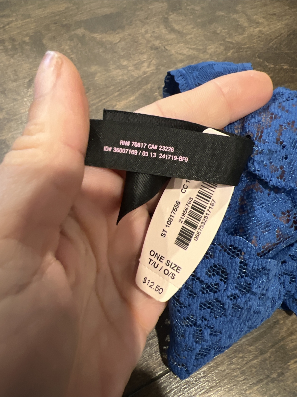 Nwt Vintage Rare VICTORIA’S SECRET Thong The Lacie 2013 One Size