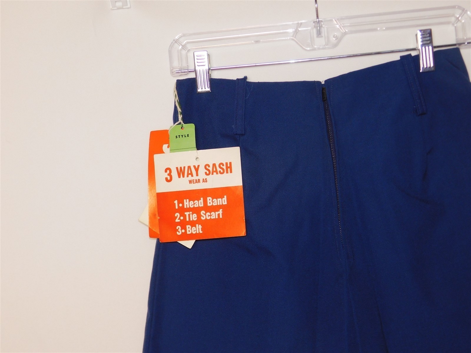 NWT Women’s SCOOTERS 1960s Navy Blue Skort Waist 24
